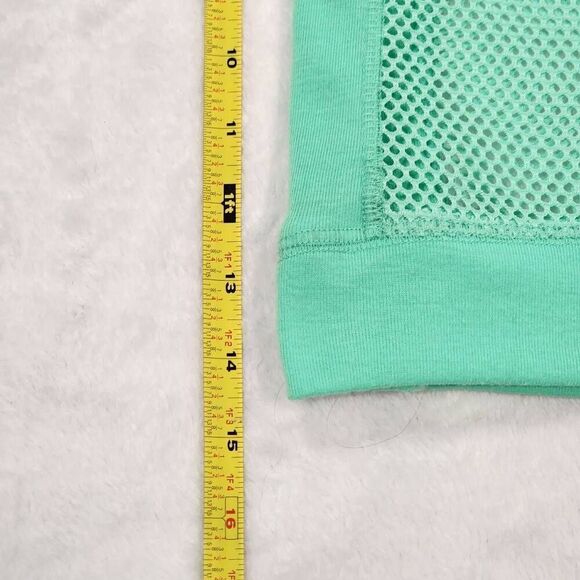 Rue21 women's green mesh Hooded sweater, size XL - Picture 6 of 8